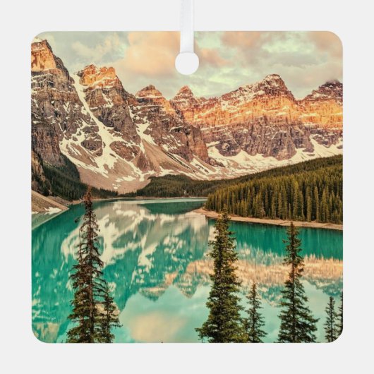 カナディアンロッキーズスタイル メタルオーナメント (正面)