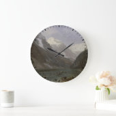 カナディアンロッキーレイクルイズ | Albert Bierstadt ラージ壁時計 (ホーム)