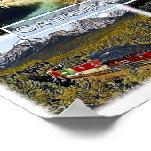 カナディアンロッキー – カナダ – モザイク –  ポスター (角)