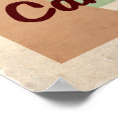 カナディアンロッキー – ヴィンテージ効果 ポスター (角)