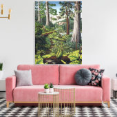 カナディアン絵画ランドスケーププリントキャンバス キャンバスプリント (インサイチュ (リビング))