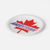 カナディアン・アメリカン・プライド ペーパープレート (アングル)