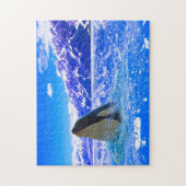 カナディアン・オルカ・クジラ。 ジグソーパズル (縦)