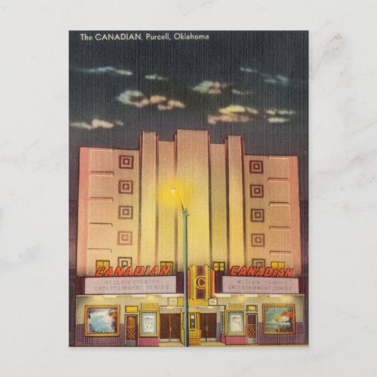 カナディアン、パーセル、オクラホマ州 ポストカード (正面)