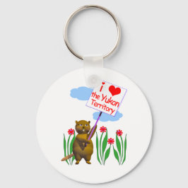 カナディアン・ビーバー、ユーコンが大好き キーホルダー