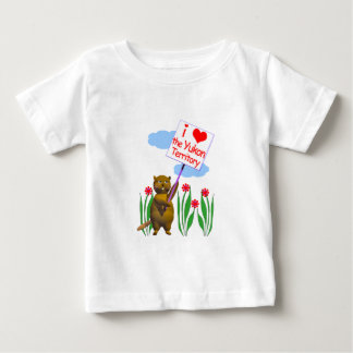 カナディアン・ビーバー、ユーコンが大好き ベビーTシャツ