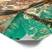 カナディアン・ロッキーズ（様式化） ポスター (角)