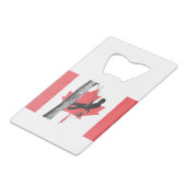 カナディアンARBアートアルボリストツリー外科医チェーンソー クレジットカード栓抜き (裏面アングル)