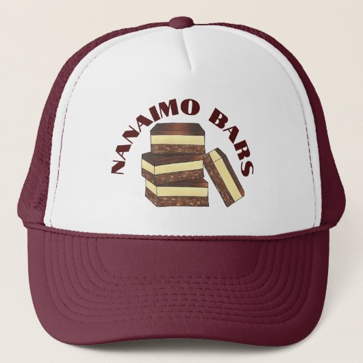 カナディアンNanaimoバーBCカナダベーカリーデザートフード キャップ (正面)