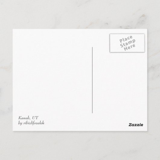 カナブ ポストカード (裏面)