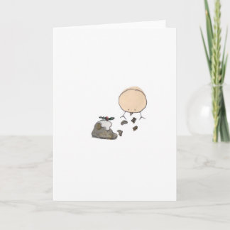 カナリアおよびクリスマスプディング シーズンカード