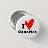 カナリアが大好き 缶バッジ (正面&裏面)