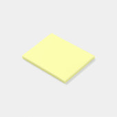 カナリアシンプルイエロー4" x 3" ポストイット (アングル)