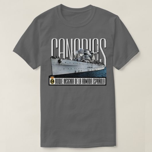カナリアス巡洋艦 C-21 Tシャツ (デザイン正面)