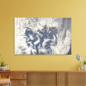 カナリア島の地域の雲の渦 キャンバスプリント (インサイチュ (リビング))