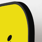 カナリア無地のイエロエレガントカラー名 ピックルボールラケット (左詳細)