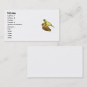 カナリア繁殖業者の名刺 名刺 (正面/裏面)