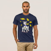 カナリア色のTシャツを食べた猫 Tシャツ (正面フル)