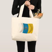 カナリア諸島の旗 トートバッグ (正面(商品))