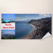 カナリア諸島テネリフェ ビーチタオル (正面)