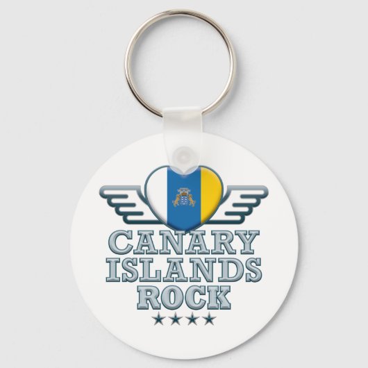カナリア諸島ロックv2 キーホルダー (正面)