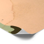 カナリア諸島ヴィンテージ旅行ポスター ポスター (角)