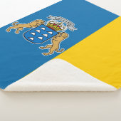 カナリア諸島国旗（カナリア諸島） （カナリア、スペイン） シェルパブランケット (3/4)