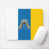 カナリア諸島国旗(カナリア諸島) (カナリア、スペイン) マウスパッド (マウス)