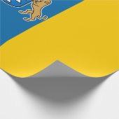 カナリア諸島国旗（カナリア諸島） （カナリア、スペイン） ラッピングペーパー (角)