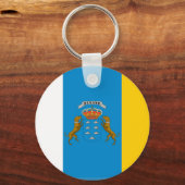 カナリア諸島国旗 キーホルダー (正面)