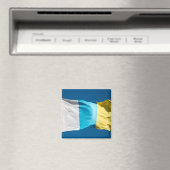 カナリア諸島国旗 マグネット (インサイチュ (食洗機))