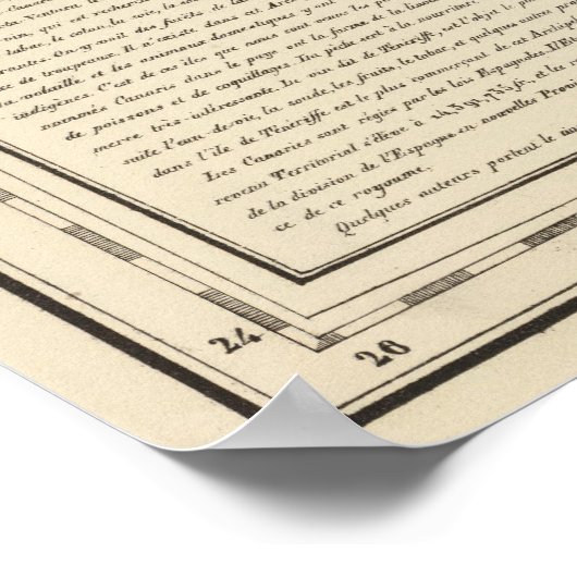 カナリア諸島5 ポスター (角)