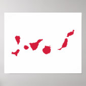 カナリア諸島 ポスター (正面)