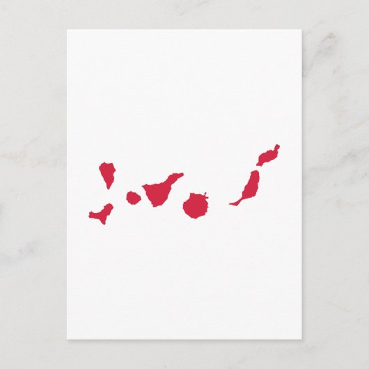 カナリア諸島 ポストカード (正面)