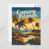 カナリア諸島 ポストカード (正面/裏面)