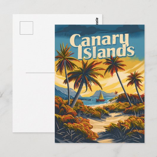 カナリア諸島 ポストカード (正面/裏面)