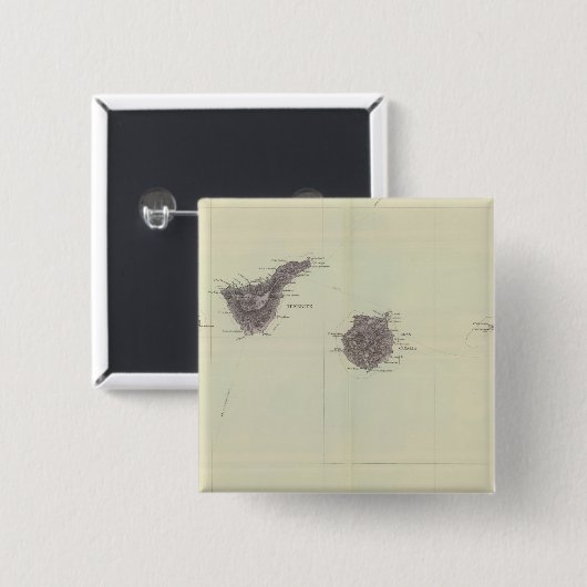 カナリア諸島 缶バッジ (正面&裏面)