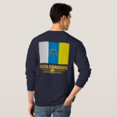 カナリア諸島 Tシャツ (裏面フル)