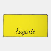 カナリア黄エレガント色名 |トレンディーミニマル デスクマット (正面)