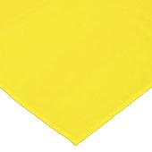 カナリア黄無地の色 ショートテーブルランナー (コーナー)