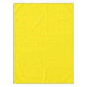カナリア黄無地の色 テーブルクロス (正面)