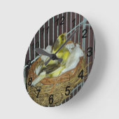 カナリア ラウンド壁時計 (傾斜)