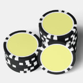 カナリア（単色） ポーカーチップ (積み重ね)