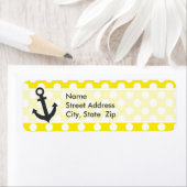 カナリイエロー水玉模様;いかり ラベル (インサイチュ)