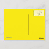 カナリイエロー ポストカード (裏面)