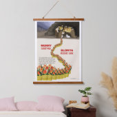 カナリリーがマンガーを訪れる 吊り下げ型タペストリー (寝室)