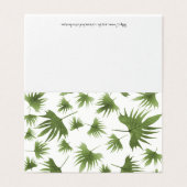 カナリーつる植物葉カード (外部フラット)