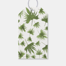 カナリーつる植物葉 ギフトタグ