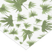 カナリーつる植物葉 ショートテーブルランナー (コーナー)