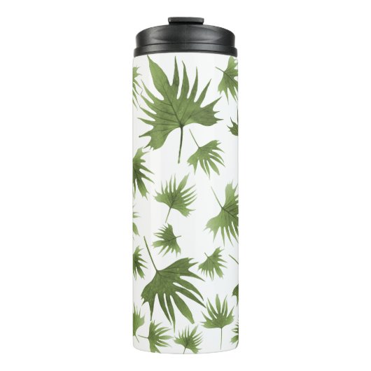 カナリーつる植物葉 タンブラー (正面)